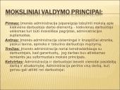 Moksliniai valdymo principai 17 puslapis