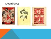 Avangardas, Avangardas Lietuvoje, ketuevėjininkai, futurizmas, ekspresionizmas 12 puslapis