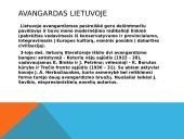 Avangardas, Avangardas Lietuvoje, ketuevėjininkai, futurizmas, ekspresionizmas 5 puslapis