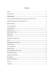 Transporto rūšys ir joms keliami teisiniai reikalavimai 2 puslapis