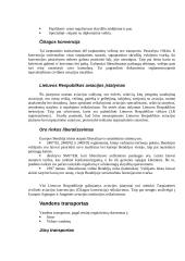 Transporto rūšys ir joms keliami teisiniai reikalavimai 11 puslapis