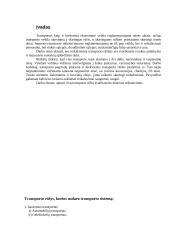 Transporto rūšys ir joms keliami teisiniai reikalavimai 3 puslapis