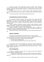 Transporto rūšys ir joms keliami teisiniai reikalavimai 10 puslapis