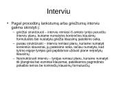 Informacija apie kokybinio tyrimo atlikimą, pavyzdžiai 15 puslapis