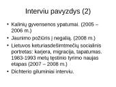 Informacija apie kokybinio tyrimo atlikimą, pavyzdžiai 18 puslapis