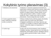 Informacija apie kokybinio tyrimo atlikimą, pavyzdžiai 10 puslapis