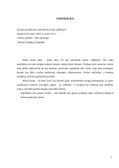 Verslo planas. Baro paslaugos IĮ „Bildukas“ 2 puslapis