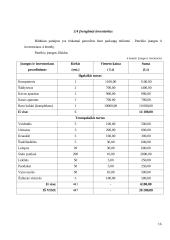 Verslo planas. Baro paslaugos IĮ „Bildukas“ 16 puslapis