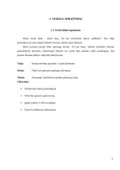 Verslo planas. Baro paslaugos IĮ „Bildukas“ 4 puslapis