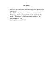 UAB „SBA“ baldų kompanijos valdymo analizė 16 puslapis