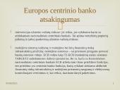 Europos centrinio banko veikla 16 puslapis