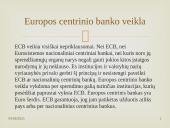 Europos centrinio banko veikla 5 puslapis
