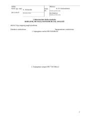 Mašinų elementai laborų ataskaitos 2 puslapis