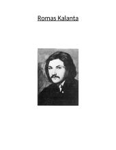 Trumpa Romo Kalantos biografija