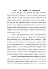 Klasikinė vokiečių filosofija. G. Hegelis 4 puslapis