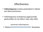 Viešųjų organizacijų tikslai ir efektyvumas. Vadovavimas viešosioms organizacijoms 11 puslapis