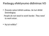 Viešųjų organizacijų tikslai ir efektyvumas. Vadovavimas viešosioms organizacijoms 20 puslapis
