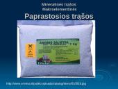 Trąšos, rūšys, jų savybės, panaudojimas 11 puslapis