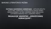 Motiejaus Kazimiero Sarbievijaus biografija 2 puslapis