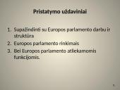 Europos parlamentas skaidrės 2 puslapis