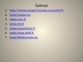 Europos parlamentas skaidrės 13 puslapis