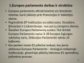 Europos parlamentas skaidrės 4 puslapis