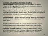 Europos parlamentas skaidrės 6 puslapis