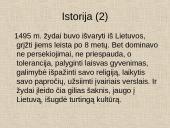 Žydai Lietuvoje skaidrės 3 puslapis