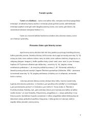 Lietuvių tarmės ir jų skirstymas. Gimtoji tarmė 4 puslapis