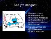 Miegas ir jo sutrikimai skaidrės 2 puslapis