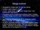 Miegas ir jo sutrikimai skaidrės 14 puslapis