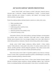 AB „Kauno Grūdai“ įmonės rinkodaros veiklos įvertinimas 3 puslapis