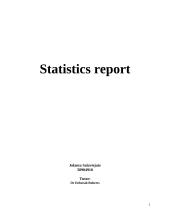 Environmental issues. Statistics report