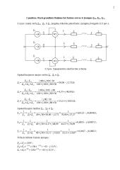 Trifazės kintamosios srovės grandinės skaičiavimas. Namų darbas 2 puslapis