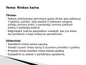 Rinkos kaina skaidrės 2 puslapis