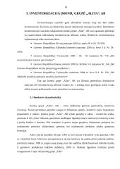 Inventorizacijos svarba, organizavimas ir dokumentavimas įmonių grupė "Alita“, AB 19 puslapis