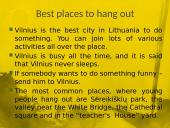 English presentation about Vilnius 12 puslapis