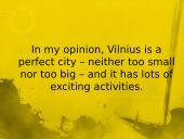 English presentation about Vilnius 14 puslapis