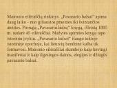 Lietuvos praeitis - svarbiausia Maironio lyrikos tema 7 puslapis