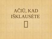 Lietuvos praeitis - svarbiausia Maironio lyrikos tema 9 puslapis