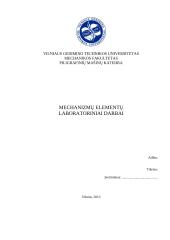 Skersine jėga apkrautojo varžtinio sujungimo tyrimas 1 puslapis