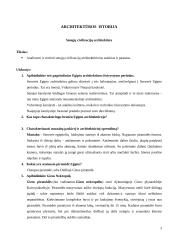 120 klausimų su atsakymais apie skirtingus architektūros laikotarpius ir jų bruožus. 2 puslapis