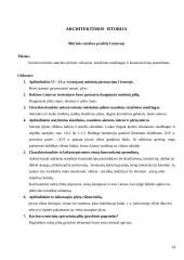 120 klausimų su atsakymais apie skirtingus architektūros laikotarpius ir jų bruožus. 13 puslapis