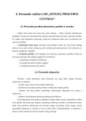 UAB „Senukų prekybos centro“ vadybinės veiklos analizė 15 puslapis