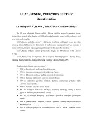 UAB „Senukų prekybos centro“ vadybinės veiklos analizė 3 puslapis