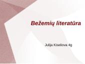 Bežemių literatūra