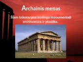 Graikijos architektūra ir menas Antikos laikotarpyje 11 puslapis