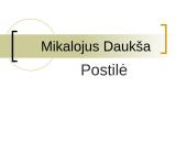 Mikalojus Daukša Postilė 