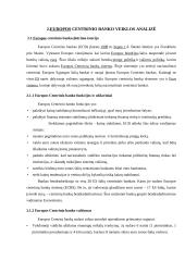 Europos Centrinio banko veikla – AB „Lietuvos dujos“ 5 puslapis