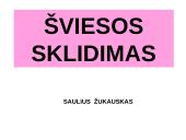 Šviesos sklidimas skaidrės 3 puslapis